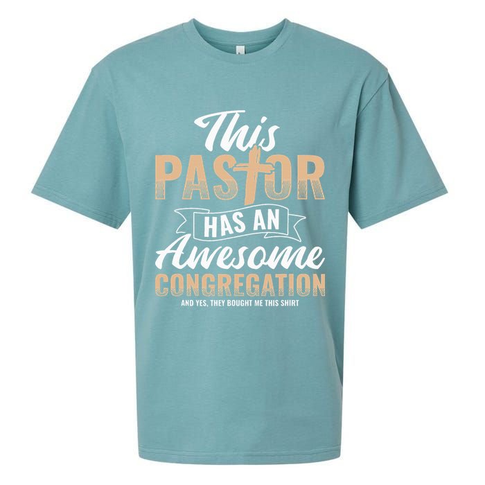 Pastor Has An Awesome Congregation Christian Bought Me This Sueded Cloud Jersey T-Shirt
