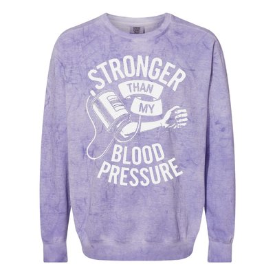 Pulmonary Hypertension Awareness High Blood Pressure Colorblast Crewneck Sweatshirt