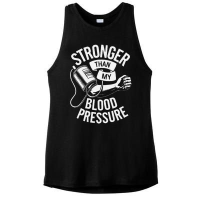 Pulmonary Hypertension Awareness High Blood Pressure Ladies PosiCharge Tri-Blend Wicking Tank