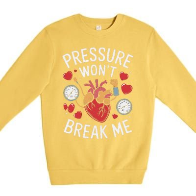 Pulmonary Hypertension Awareness High Blood Pressure Premium Crewneck Sweatshirt