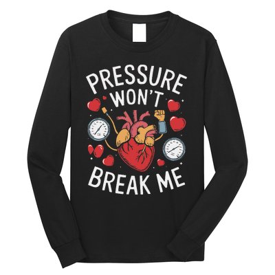 Pulmonary Hypertension Awareness High Blood Pressure Long Sleeve Shirt