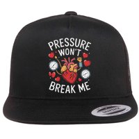 Pulmonary Hypertension Awareness High Blood Pressure Flat Bill Trucker Hat