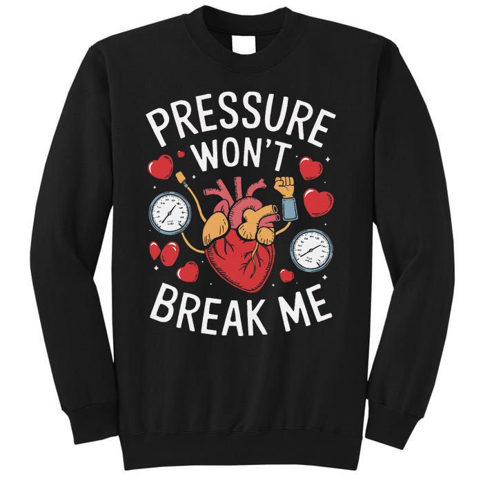 Pulmonary Hypertension Awareness High Blood Pressure Tall Sweatshirt