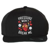 Pulmonary Hypertension Awareness High Blood Pressure Wool Snapback Cap