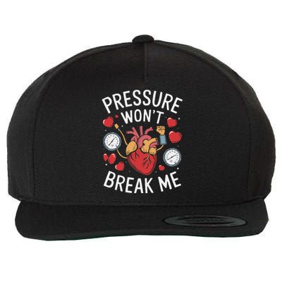 Pulmonary Hypertension Awareness High Blood Pressure Wool Snapback Cap