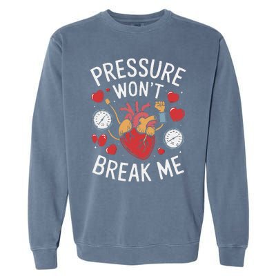 Pulmonary Hypertension Awareness High Blood Pressure Garment-Dyed Sweatshirt