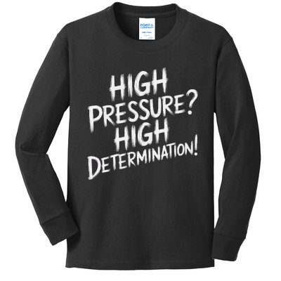 Pulmonary Hypertension Awareness High Blood Pressure Kids Long Sleeve Shirt