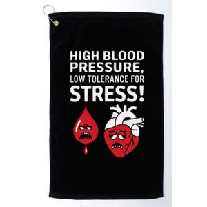 Pulmonary Hypertension Awareness High Blood Pressure Platinum Collection Golf Towel