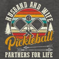 Pickleball Husband And Wife Vector Backpack
