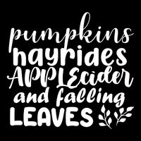 Pumpkins Hayrides Apple Cider And Falling Leaves 16 in Basic Backpack