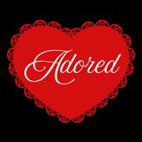 Paris Hilton Adored Heart V-Neck T-Shirt
