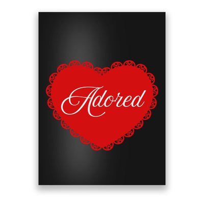 Paris Hilton Adored Heart Poster