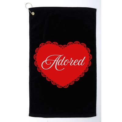 Paris Hilton Adored Heart Golf Towel