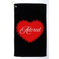 Paris Hilton Adored Heart Golf Towel