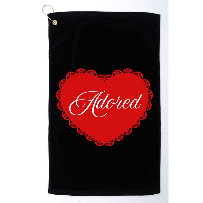 Paris Hilton Adored Heart Golf Towel