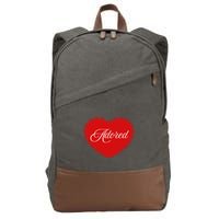 Paris Hilton Adored Heart Cotton Canvas Backpack