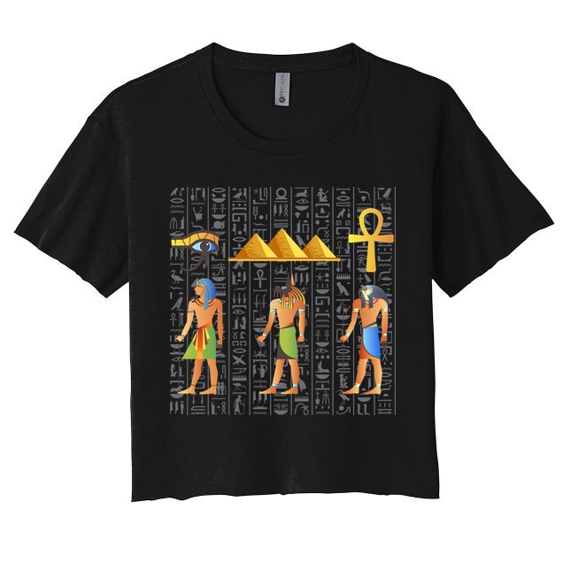 Pharaoh Egyptian Women's Crop Top Tee