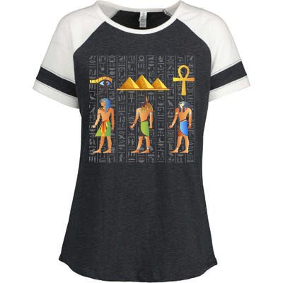 Pharaoh Egyptian Enza Ladies Jersey Colorblock Tee