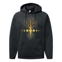 Phases Of The Moon Roots Performance Fleece Hoodie