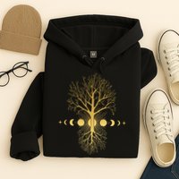 Phases Of The Moon Roots Hoodie