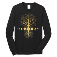 Phases Of The Moon Roots Long Sleeve Shirt