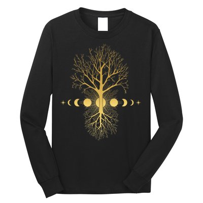 Phases Of The Moon Roots Long Sleeve Shirt