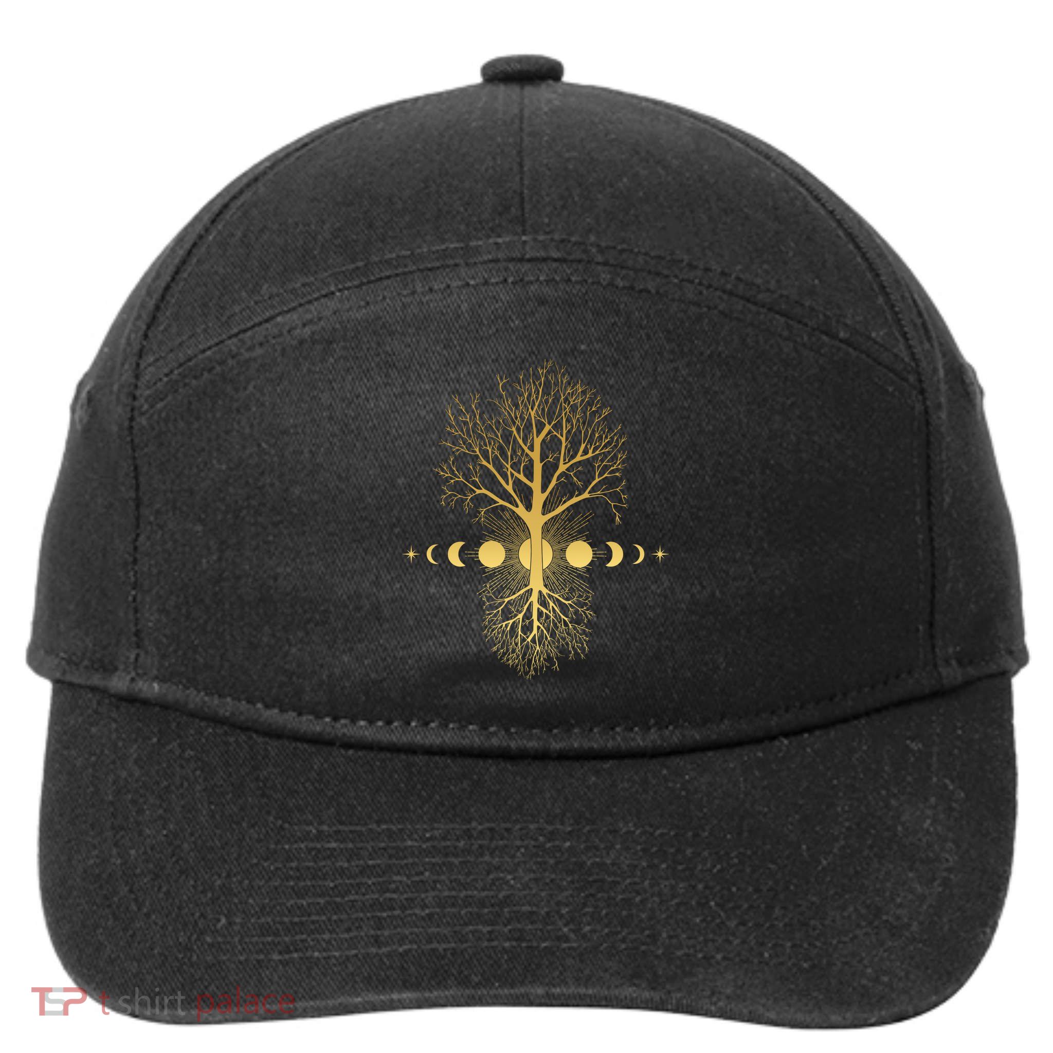 Phases Of The Moon Roots 7-Panel Snapback Hat