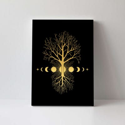 Phases Of The Moon Roots Canvas