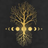 Phases Of The Moon Roots Beanie
