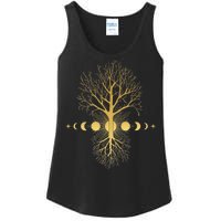 Phases Of The Moon Roots Ladies Essential Tank