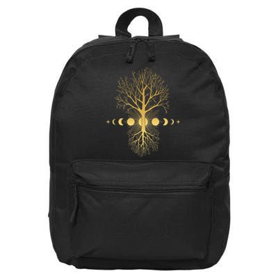 Phases Of The Moon Roots 16 in Basic Backpack