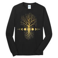 Phases Of The Moon Roots Tall Long Sleeve T-Shirt