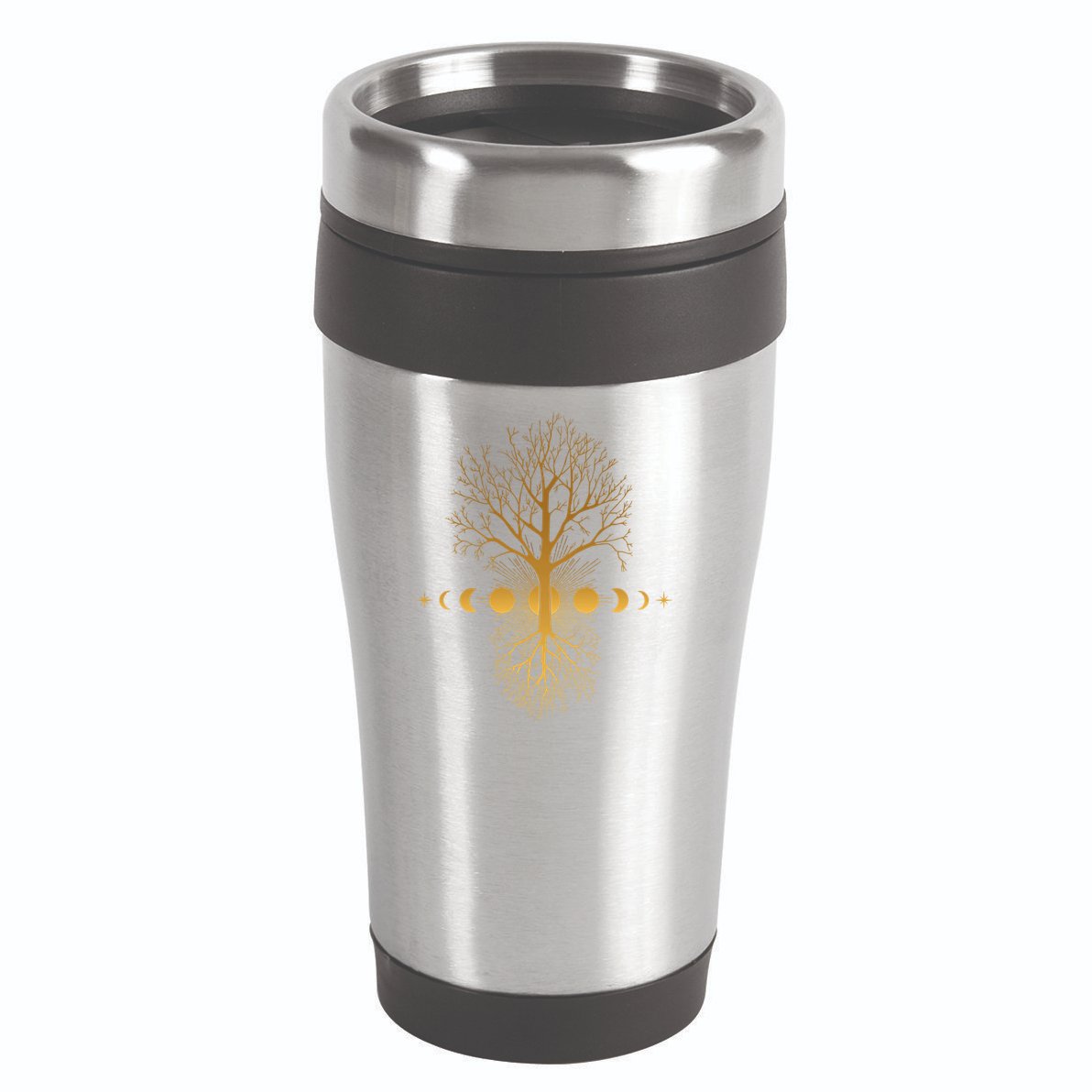 Phases Of The Moon Roots 16oz Travel Tumbler