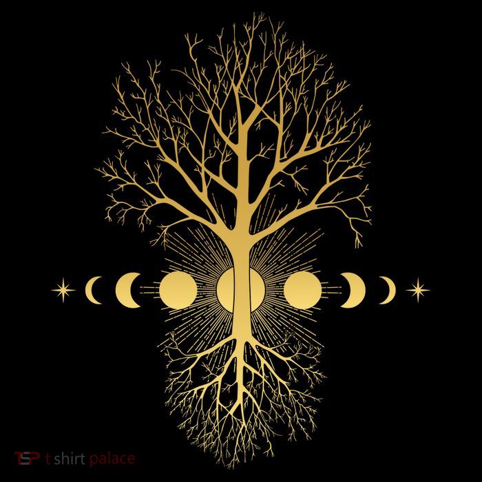 Phases Of The Moon Roots Poster