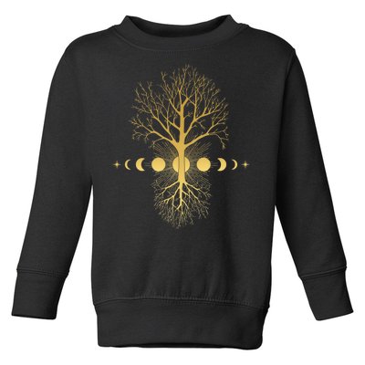 Phases Of The Moon Roots Toddler Sweatshirt