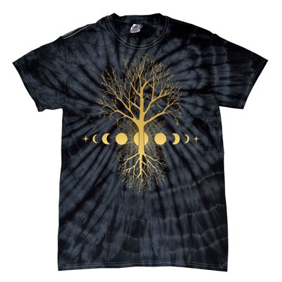 Phases Of The Moon Roots Tie-Dye T-Shirt