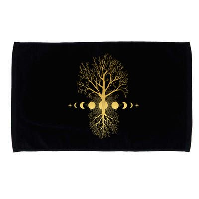 Phases Of The Moon Roots Microfiber Hand Towel