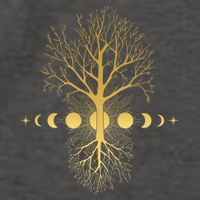 Phases Of The Moon Roots Vector Backpack