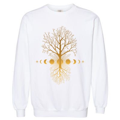 Phases Of The Moon Roots Garment-Dyed Sweatshirt