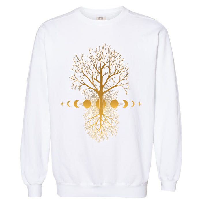 Phases Of The Moon Roots Garment-Dyed Sweatshirt