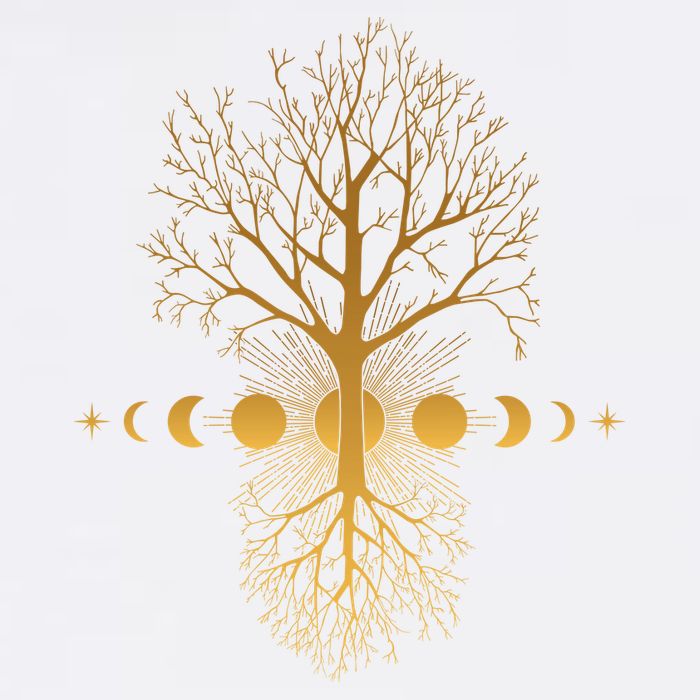 Phases Of The Moon Roots Garment-Dyed Sweatshirt