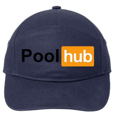 Pool Hub Billiards Pool Player 7-Panel Snapback Hat