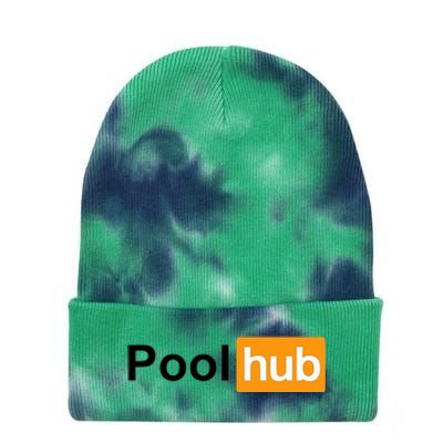 Pool Hub Billiards Pool Player Tie Dye 12in Knit Beanie