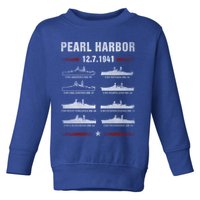Pearl Harbor Battleship Memorial Day December 7th 1941 Wwii Cute Gift Toddler Sweatshirt