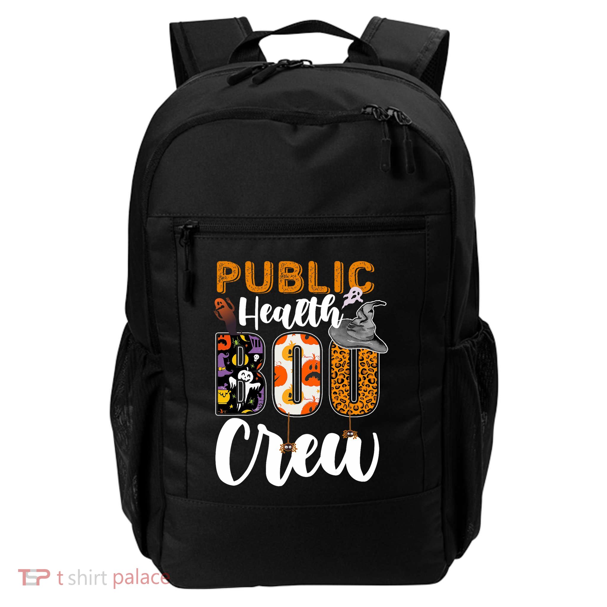 Public Health Boo Crew Halloween Matching Nurse Daily Commute Backpack