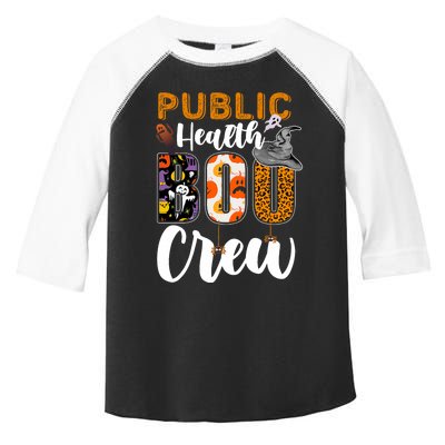 Public Health Boo Crew Halloween Matching Nurse Toddler Fine Jersey T-Shirt