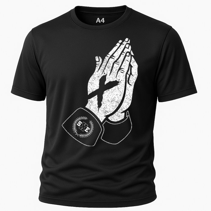 Praying Hands Crew Straight Edge Cooling Performance Crew T-Shirt