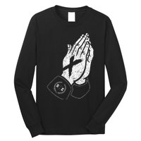 Praying Hands Crew Straight Edge Long Sleeve Shirt