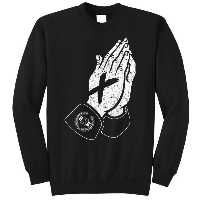 Praying Hands Crew Straight Edge Sweatshirt