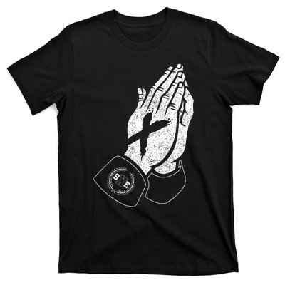 Praying Hands Crew Straight Edge T-Shirt